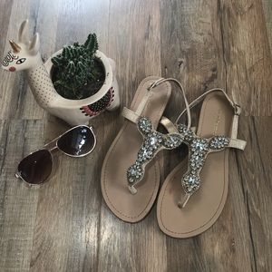 Bcbg sparkle sandals